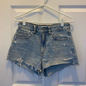 High Waisted Denim Shorts